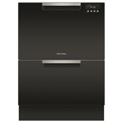 Fisher & Paykel Double DishDrawer Integrated Dishwasher Black